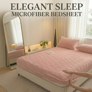 Luxury Taffeta Jacquard Fitted Bedsheet Set – Soft & Elegant Design