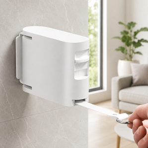 Wall Mounted Retractable Clothes Drying Rack