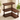 3-Tier Wooden Kitchen Corner Organizer