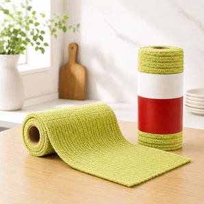 Reusable Microfiber Cleaning Cloth Roll (20PCs)