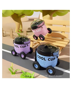 Premium Cool Cup 4-Wheel Rolling Water Bottle