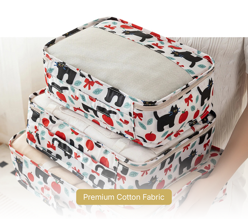 Cotton Travel Organizer Bag