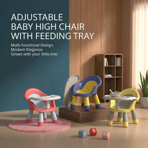 Premium 2-in-1 Toddler Dining Chair with Detachable Food Tray