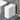 Premium Narrow Trash Can with Push Button Lid